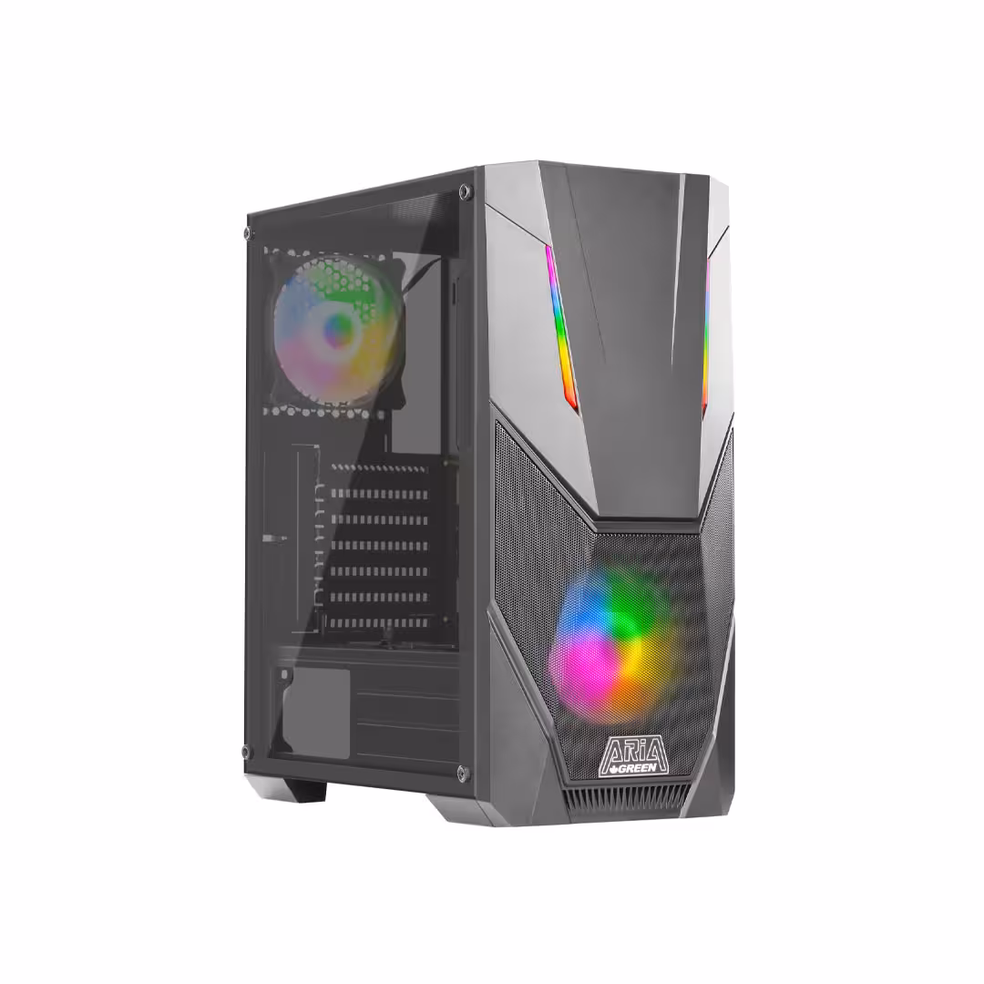 کیس کامپیوتر گرین ARIA ARGB