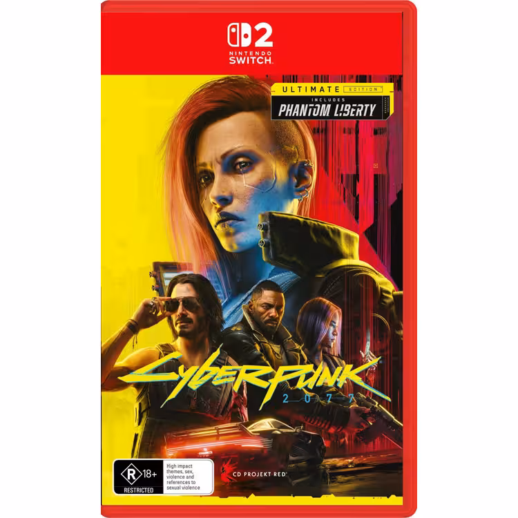 بازی Cyberpunk 2077 Ultimate Edition مخصوص Nintendo Switch 2 با تمام DLCها