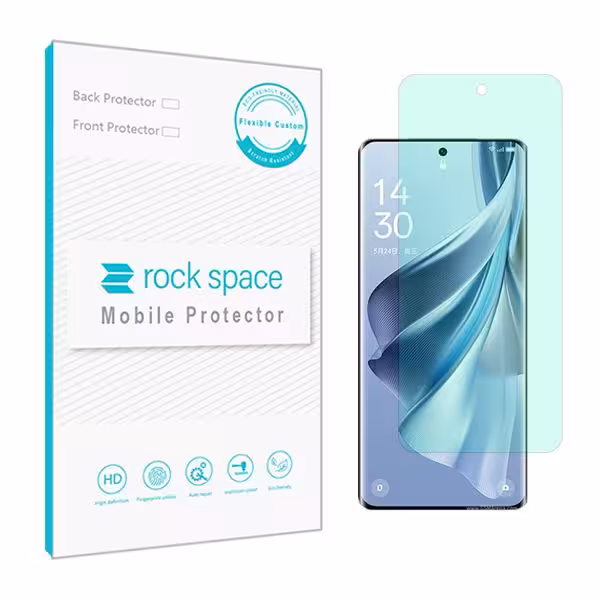 گلس اوپو Reno10 China مدل نانو هیدروژل گرین لایت برند راک اسپیس کد S