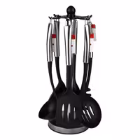 ست کفگیر و ملاقه دسته استیل 6 پارچه UN-1155