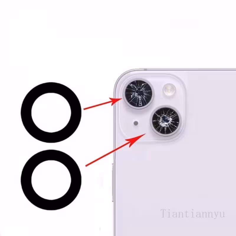 شیشه دوربین آیفون 14 اورجینال روکاری