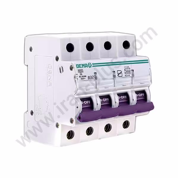 فیوز مینیاتوری چهار پل 32 آمپر دناالکتریک مدل B32-6KA