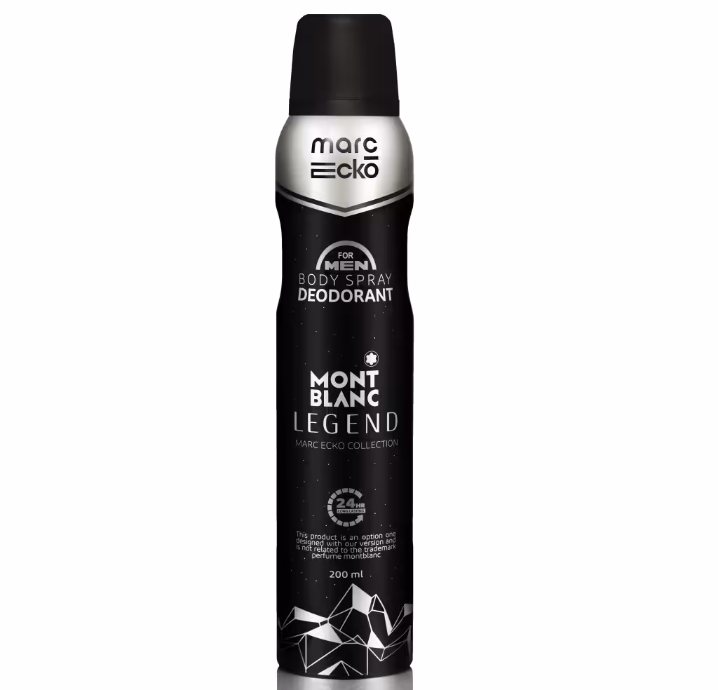 اسپری بدن مردانه مارک اکو مدل مونت بلک لیجند MONT BLANC LEGEND حجم 200 میل marc ecko