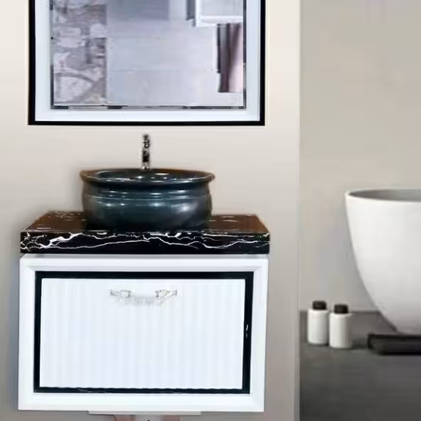 روشویی کابینتی سنگی مدل کتین ارسال امن به کل کشور با بسته بندی ویژه و محکم با گارانتی تعویض درصورت آسیب