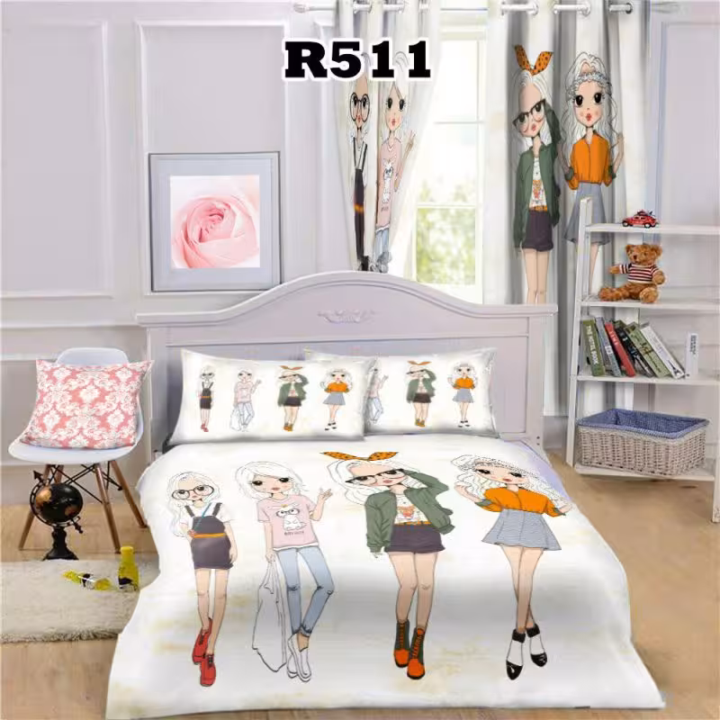 روتختی سه بعدی طرح دخترانه