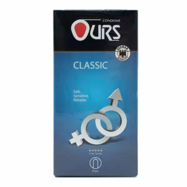 کاندوم ساده اورس مدل Classic بسته 12 عددی