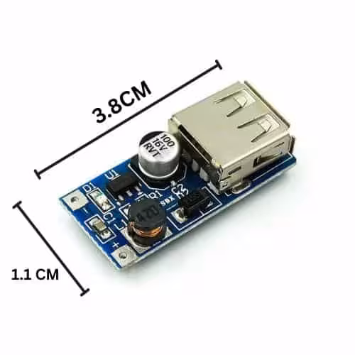 ماژول رگولاتور افزاینده ولتاژ DC به DC جریان 600 میلی آمپر