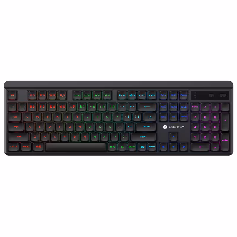 کیبورد بی سیم گیمینگ مکانیکال لاجی کی مدل K520B