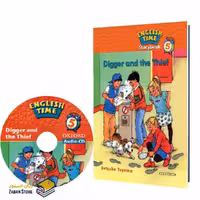 English Time 5 Story Book Digger and the Thief داستان انگليش تايم پنج حفار و دزد