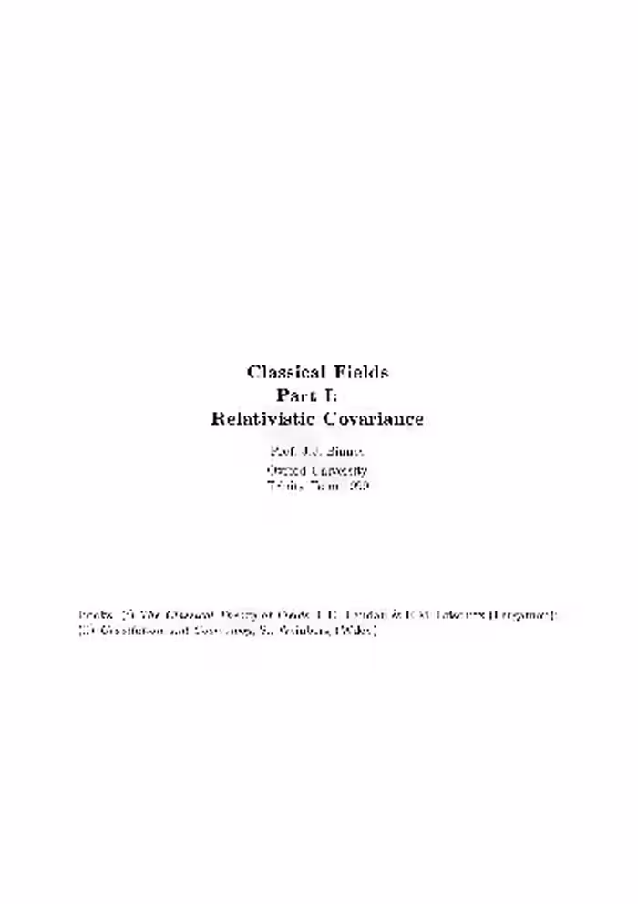 خرید و دانلود نسخه کامل کتاب Classical fields: relativistic covariance