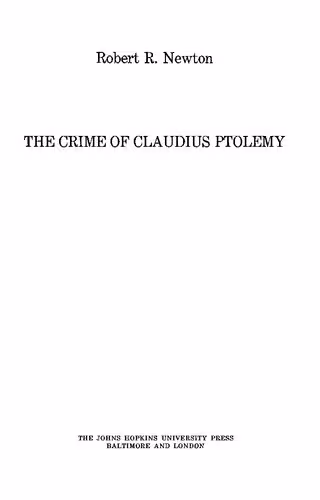 خرید و دانلود نسخه کامل کتاب The Crime of Claudius Ptolemy