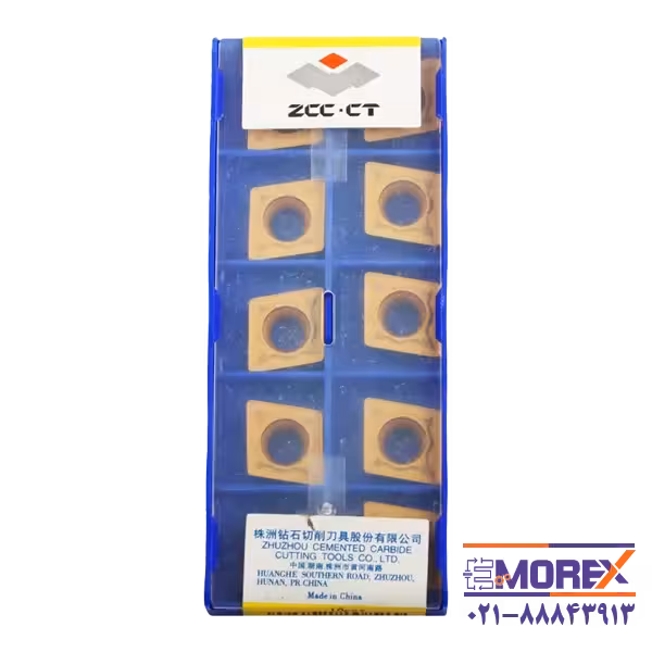 الماس تراشکاری زد سی سی | ZCC مدل CCMT120408-HR با گرید YBC351 بسته 10 عددی