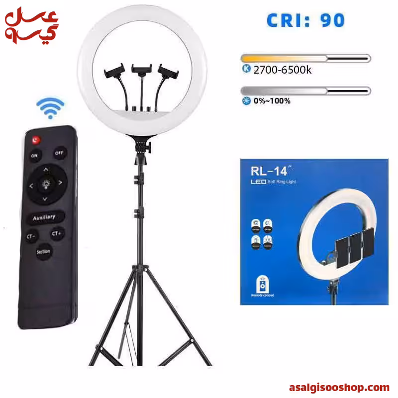 رینگ لایت مدل RL14 اورجینال 14 اینچ | کد 2169