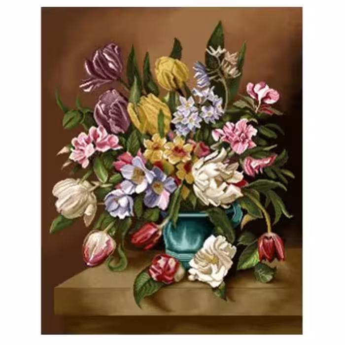 طرح گل وگلدان کد 25260