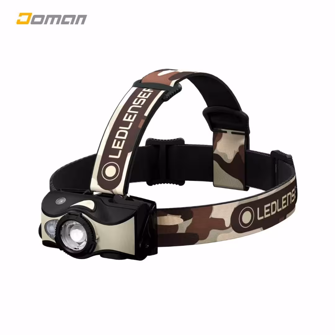 چراغ پیشانی هدلمپ کوهنوردی؛ لِدلنسر LEDLENSER آلمان مدل اِم اِچ هشت /  MH8