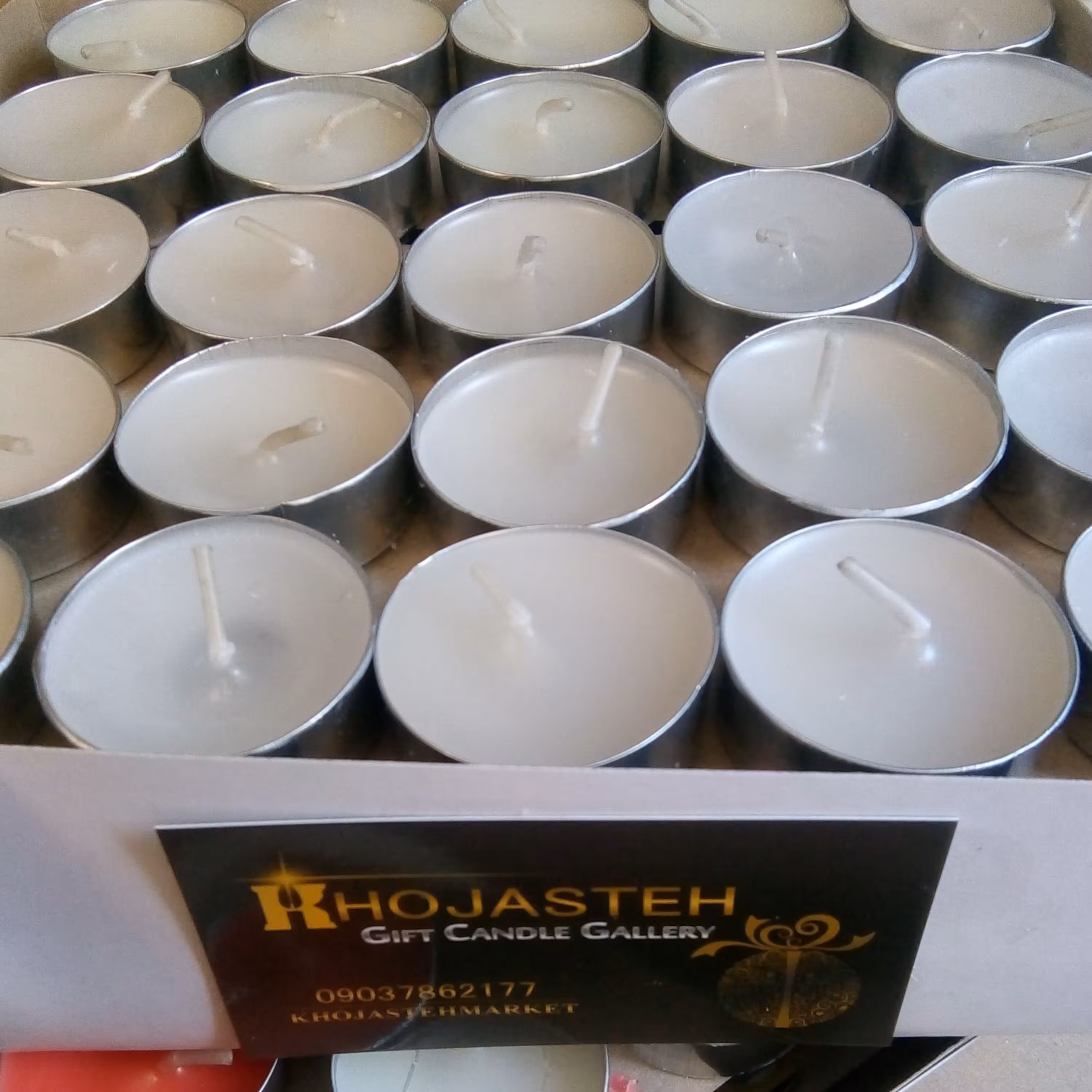 شمع وارمر ساده  در بسته های 100 تایی