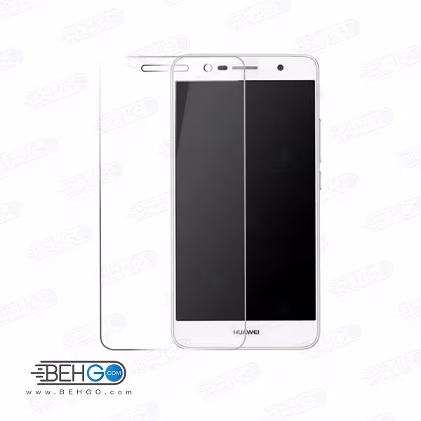 گلس y6 prime بی رنگ و شفاف هواوی وای 6 2017 یا ,y6 2017محافظ صفحه نمایش شیشه ای Glass Screen Protector huawei y6 2017