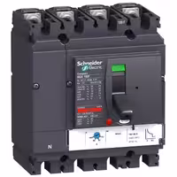 کلید اتوماتیک 630 آمپر اشنایدر چهار پل 50KA حفاظت 4D - LS0I