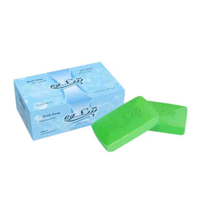 صابون حمام جعبه ای شکوه بسته 6 عددی