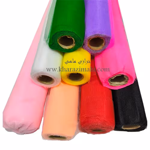 تور تزیینی رنگی درشت