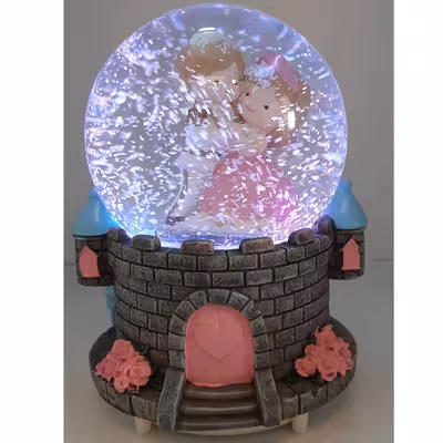 گوی موزیکال مدل پمپی پرنسس و شاهزاده در قصر 