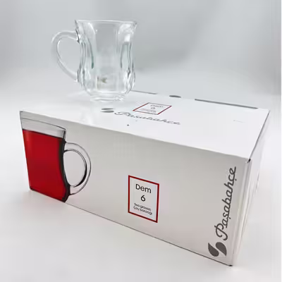 استکان پاشاباغچه مدل dem مجموعه 6 عددی