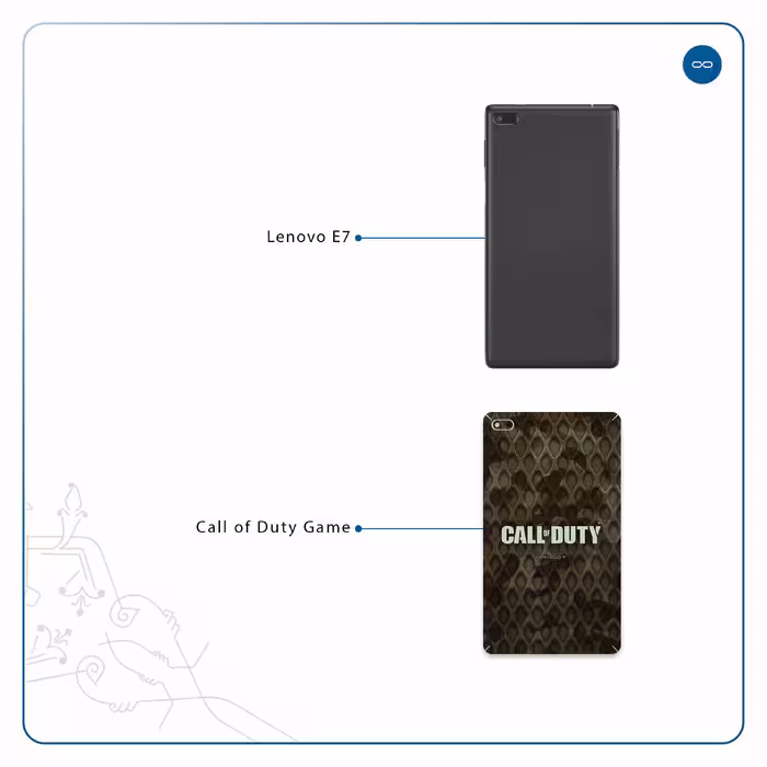 برچسب پوششی ماهوت مدل Call-of-Duty-Game مناسب برای تبلت لنوو E7