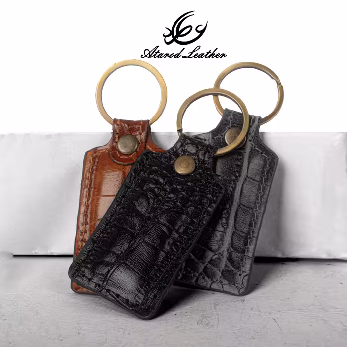 جاکلیدی چرم عطارد مدل C09 مجموعه 3 عددی