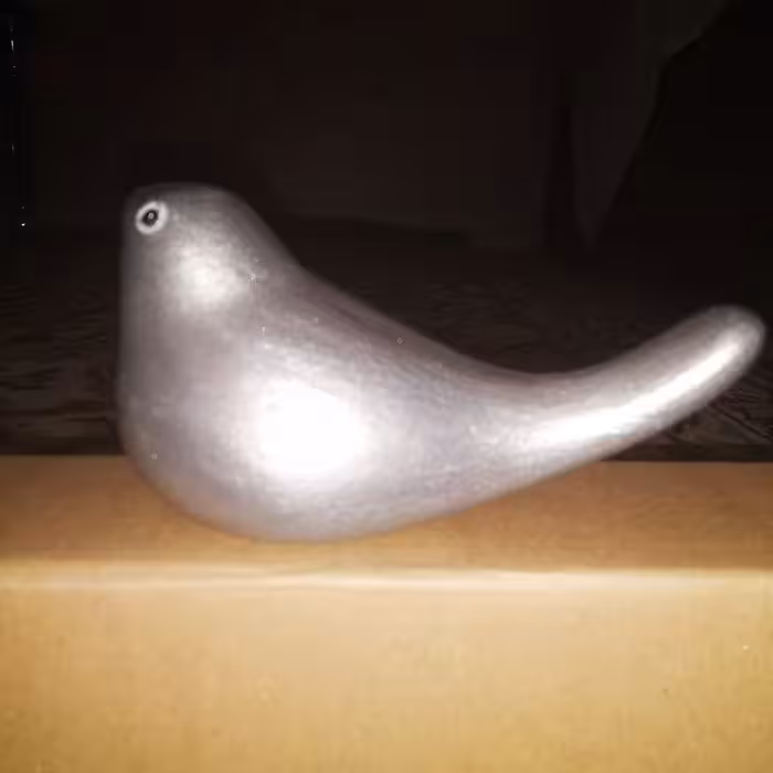 مجسمه سفالی طرح مرغ آمین کد M 14 بسته دو عددی 