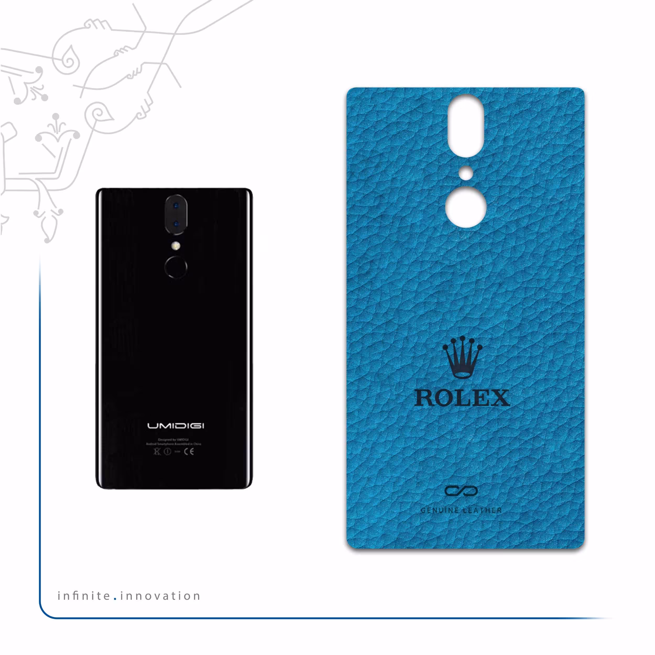 برچسب پوششی ماهوت مدل BL-RLX مناسب برای گوشی موبایل یومی Crystal