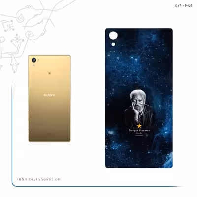 برچسب پوششی ماهوت مدل Morgan Freeman مناسب برای گوشی موبایل سونی Xperia Z5 Premium