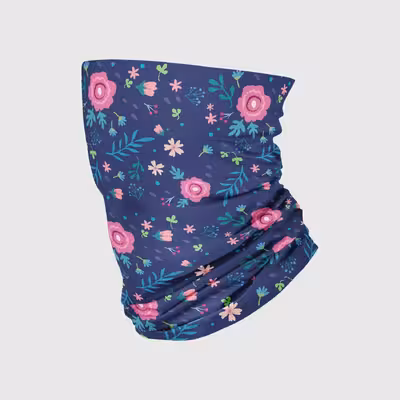 دستمال سر و گردن هاماگراف مدل گل دار