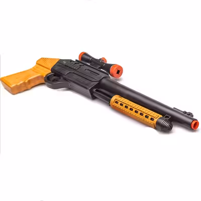 ست تفنگ بازی گلدن گان مدل انفجار مجموعه 12 عددی