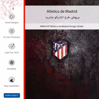 برچسب پوششی ماهوت مدل Atletico_de_Madrid مناسب برای گوشی موبایل هوآوی Nova Y70 Plus