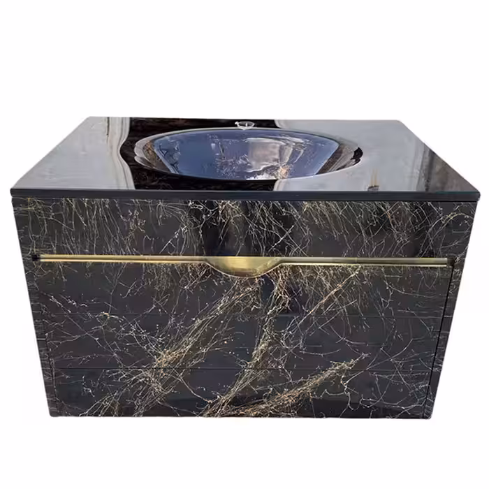  ست کابینت و روشویی سیتکا مدل GL-003/80 به همراه آینه و باکس و اتاژور