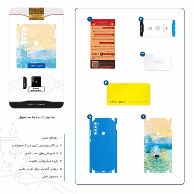 برچسب پوششی ماهوت مدل Impression of Monet-FullSkin مناسب برای گوشی موبایل شیائومی Redmi Note 8T