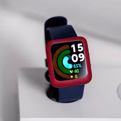 برچسب ماهوت طرح Matte-Warm-Red مناسب برای ساعت هوشمند شیائومی Redmi Watch 2 Lite