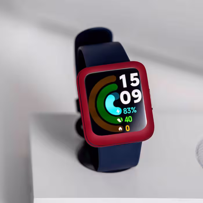 برچسب ماهوت طرح Matte-Warm-Red مناسب برای ساعت هوشمند شیائومی Redmi Watch 2 Lite