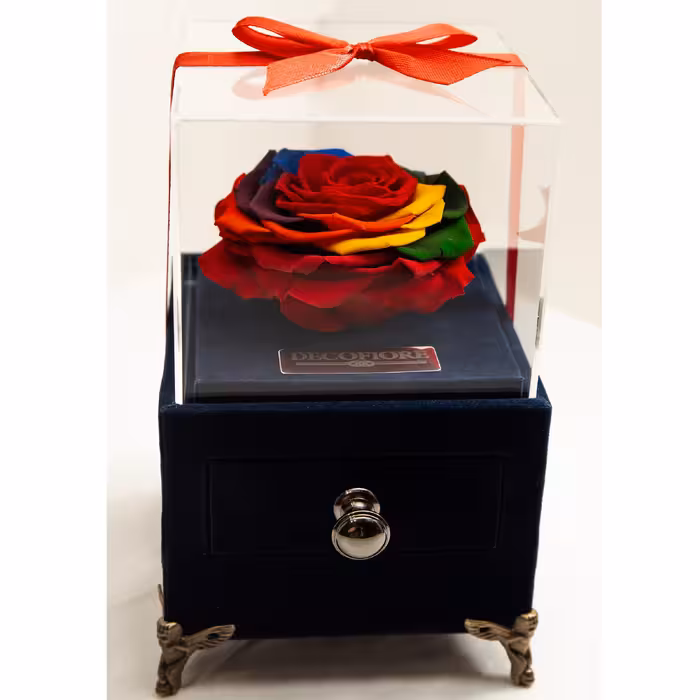 جعبه موزیکال کشودار رز جاودان دکوفیوره مدل کوک لاو
