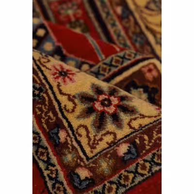 فرش دستباف سه متری مدل کف ساده کد 4103305