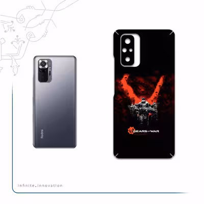 برچسب پوششی ماهوت مدل Gears-Of-War-Game مناسب برای گوشی موبایل شیائومی Redmi Note 10 Pro Max