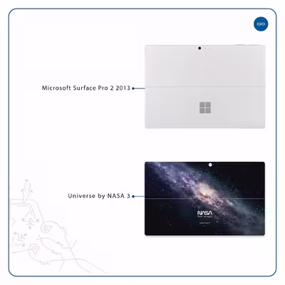 برچسب پوششی ماهوت مدل Universe-by-NASA-3 مناسب برای تبلت مایکروسافت Surface Pro 2 2013