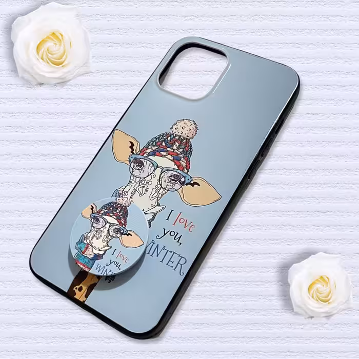 کاور طرح CAMEL مناسب برای گوشی موبایل اپل IPHONE 12 PRO / 12 به همراه پایه نگهدارنده