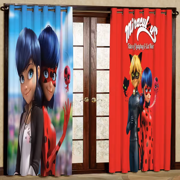 پرده مخمل پانچی کد 6601 ابعاد 280x140سانتی متر  