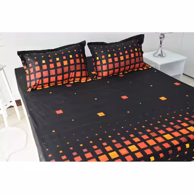 سرویس ملحفه بومرنگ مدل Fakher دونفره 4 تکه