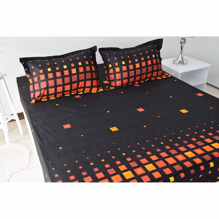 سرویس ملحفه بومرنگ مدل Fakher دونفره 4 تکه