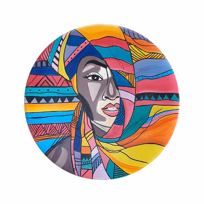 بشقاب دیوارکوب سفالی کد D197