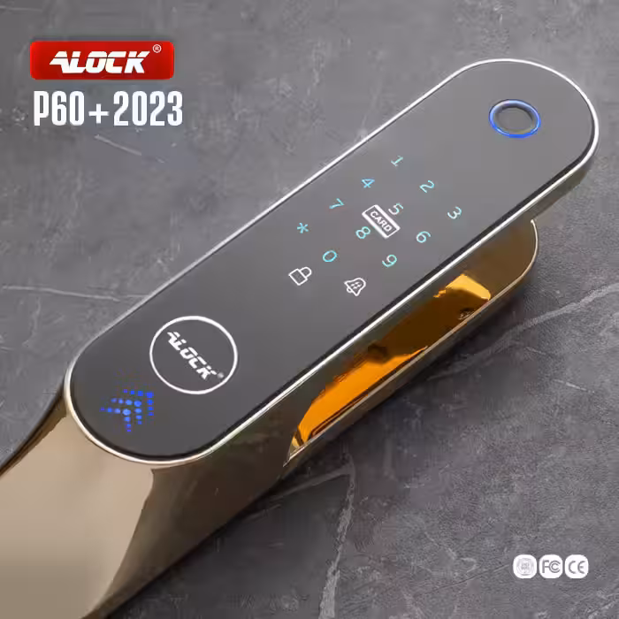 قفل اثر انگشتی دیجیتال ALOCK مدل 2023 P60  Gold