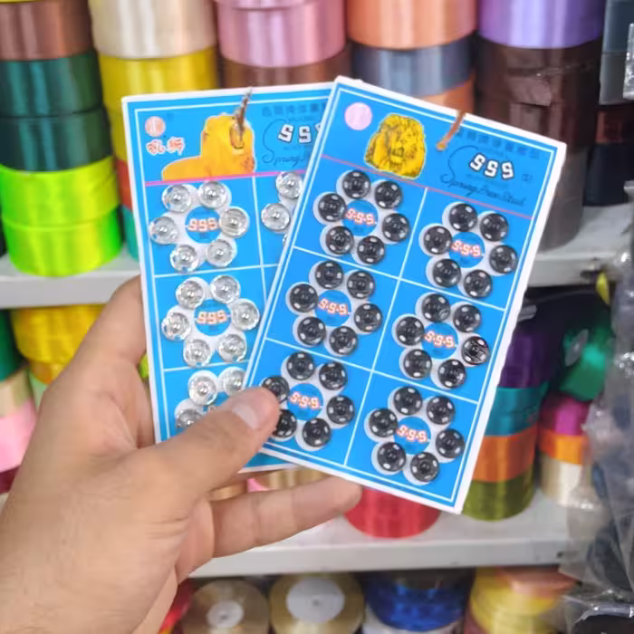 دکمه قابلمه ای (فشاری) سایز کوچک، 36 عددی (مناسب خرازی و خیاطی)