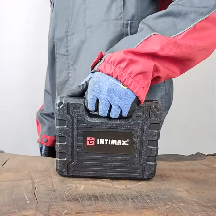 پیچ گوشتی شارژی اینتیمکث کد 0908 مجموعه 47 عددی